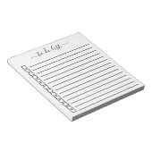 Moderne Kalligrafie mit Karo-Boxen Notizblock (angewinkelt)