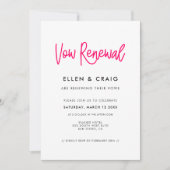 Moderne Kalligrafie - Neueröffnung Einladung (Vorderseite)