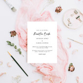 Moderne Kalligrafie Nuestra Boda Spanische Hochzei Einladung