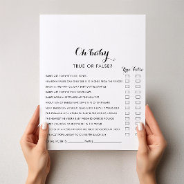 Moderne Kalligrafie Oh Baby Shooting Game