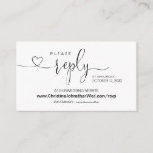 Moderne Kalligrafie, Online-UAWG auf der Website W Begleitkarte (Vorderseite)