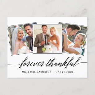 Moderne Kalligrafie Schrift 3 Foto Immer Dankbar Postkarte