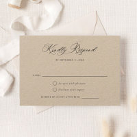 Moderne Kalligrafie Script Elegant Kraft Paper UAW