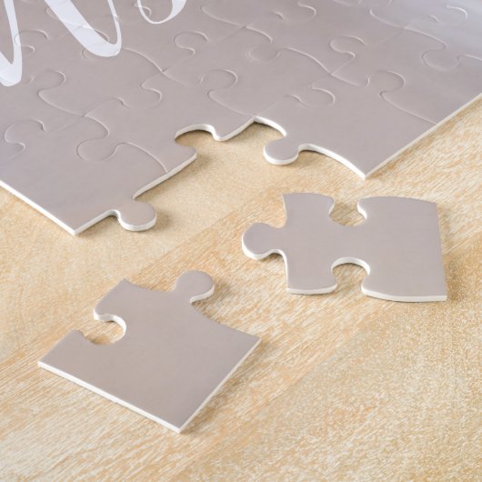 Moderne Kalligrafie-Script-Familie Vollständiges F Puzzle (Seite)