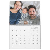Moderne Kalligrafie ZOLLBARE FARBScript-Foto Kalender (Jan 2027)