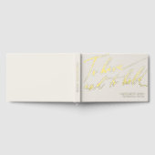 Moderne Kalligrafie zum Hochzeitssinn und Hochzeit Gästebuch (Voll)