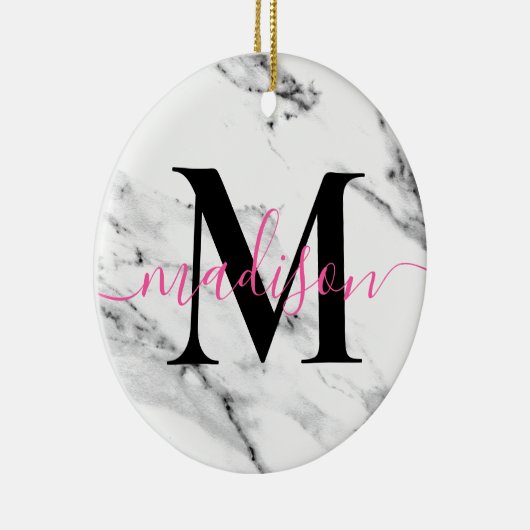 Moderne Kalligraphie aus schwarzgrauem Marmor Keramik Ornament (Rechts)