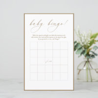 Moderne Kalligraphie | Baby Bingo