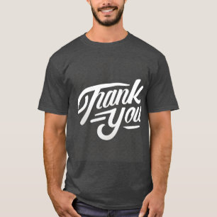 Moderne Kalligraphie Danke Mens T-Shirt