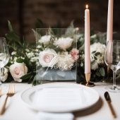 Moderne Kalligraphie Drei Tischnummern Fensteraufkleber