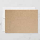 MODERNE KALLIGRAPHIE | EINLADUNG DER PROBE (Rückseite)