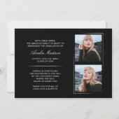 Moderne Kalligraphie Elegantes Drehbuch 3 Foto Gra Ankündigung (Rückseite)