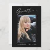 Moderne Kalligraphie Elegantes Drehbuch 4 Foto Gra Ankündigung (Vorderseite)