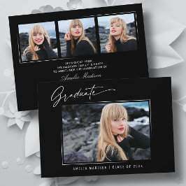 Moderne Kalligraphie Elegantes Drehbuch 4 Foto Gra Ankündigung