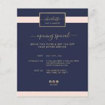 Moderne Kalligraphie Elegantes Gold Pink & Midnigh