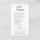 Moderne Kalligraphie erfasst die Liebe QR-Code Begleitkarte (Rückseite)