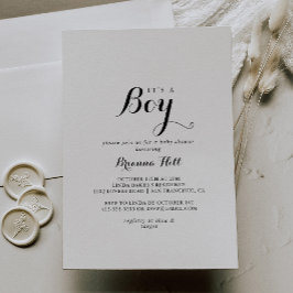 Moderne Kalligraphie Es ist eine Kinderdusche Einladung