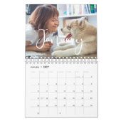 Moderne Kalligraphie-Familie Foto 2026 Kalender (Jan 2027)