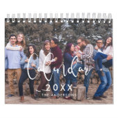 Moderne Kalligraphie-Familie Foto 2026 Kalender (Titelbild)