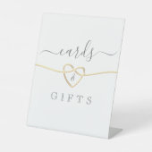 Moderne Kalligraphie Hochzeitsmarke Sockelschild (Vorderseite)