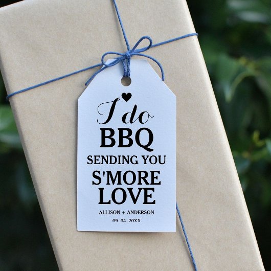 Moderne Kalligraphie i do Grillen Brautparty Geschenkanhänger