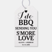 Moderne Kalligraphie i do Grillen Brautparty Geschenkanhänger (Vorderseite)