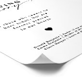 Moderne Kalligraphie im Zeichen der liebenden Erin Poster (Ecke)