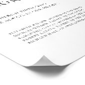 Moderne Kalligraphie im Zeichen der liebenden Erin Poster (Ecke)