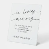 Moderne Kalligraphie im Zeichen des Gedächtnisses Sockelschild (Vorderseite)