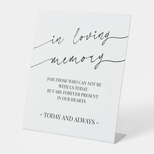 Moderne Kalligraphie im Zeichen des Gedächtnisses Sockelschild (Vorderseite)