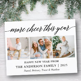 Moderne Kalligraphie in diesem Jahr 3 Foto billige Postkarte