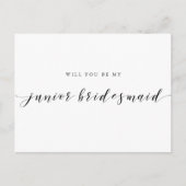 Moderne Kalligraphie ist meine Juniorenüberseeddin Einladungspostkarte (Vorderseite)