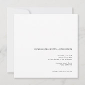 Moderne Kalligraphie ist möglich Hochzeit zu haben Einladung (Rückseite)