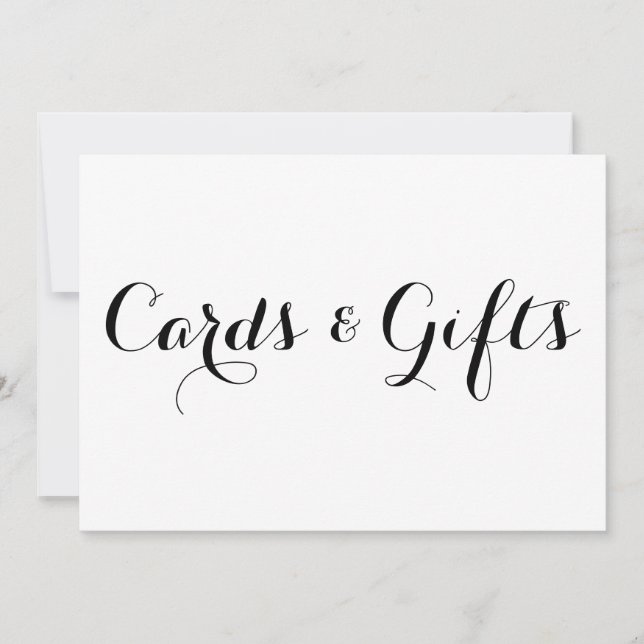 Moderne Kalligraphie | Karten und Geschenke Hochze (Vorderseite)