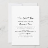 Moderne Kalligraphie machen wir noch immer eine Ne Einladung (Vorderseite)