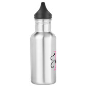 Moderne Kalligraphie Name Handgeschriebene Style M Edelstahlflasche (Links)