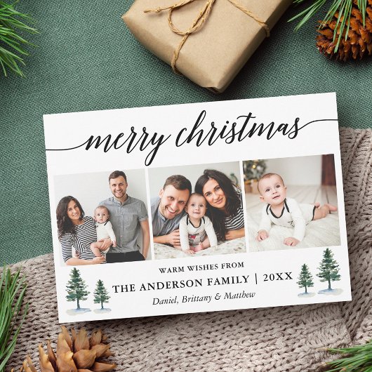 Moderne Kalligraphie Pines Frohe Weihnachten 3 Fot