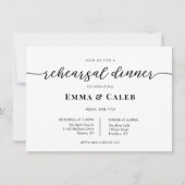 Moderne Kalligraphie Probe Einladung (Vorderseite)