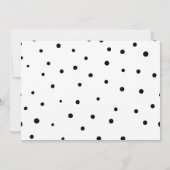 Moderne Kalligraphie | Reservierte Hochzeitskarte (Rückseite)