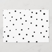 Moderne Kalligraphie | Reservierte Hochzeitskarte (Rückseite)