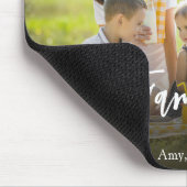 Moderne Kalligraphie-Schrift Personalisiert Mousepad (Ecke)