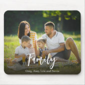 Moderne Kalligraphie-Schrift Personalisiert Mousepad (Vorne)