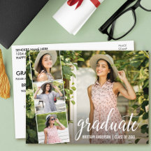 Moderne Kalligraphie Script 4 Foto Graduation Part