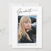 Moderne Kalligraphie Skript 4 Foto Grad 2 Seite Ankündigung (Vorderseite)