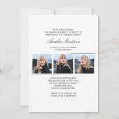 Moderne Kalligraphie Skript 4 Foto Grad 2 Seite Ankündigung (Rückseite)