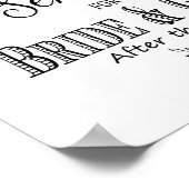 Moderne Kalligraphie Sparkler druckt ab Poster (Ecke)