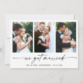 Moderne Kalligraphie-Tinte Pen Script 3 Fotos Hoch Ankündigung (Vorderseite)