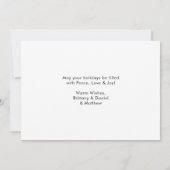 Moderne Kalligraphie Tinte Weihnachten 3 Fotos (Rückseite)