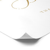 Moderne Kalligraphie zeitlose Karten und Geschenke Poster (Ecke)