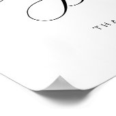 Moderne Kalligraphie zeitlose Karten und Geschenke Poster (Ecke)